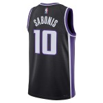 Sacramento Kings Trikot Domantas Sabonis Nike 2023-24 Icon Edition Schwarz Swingman - Herren